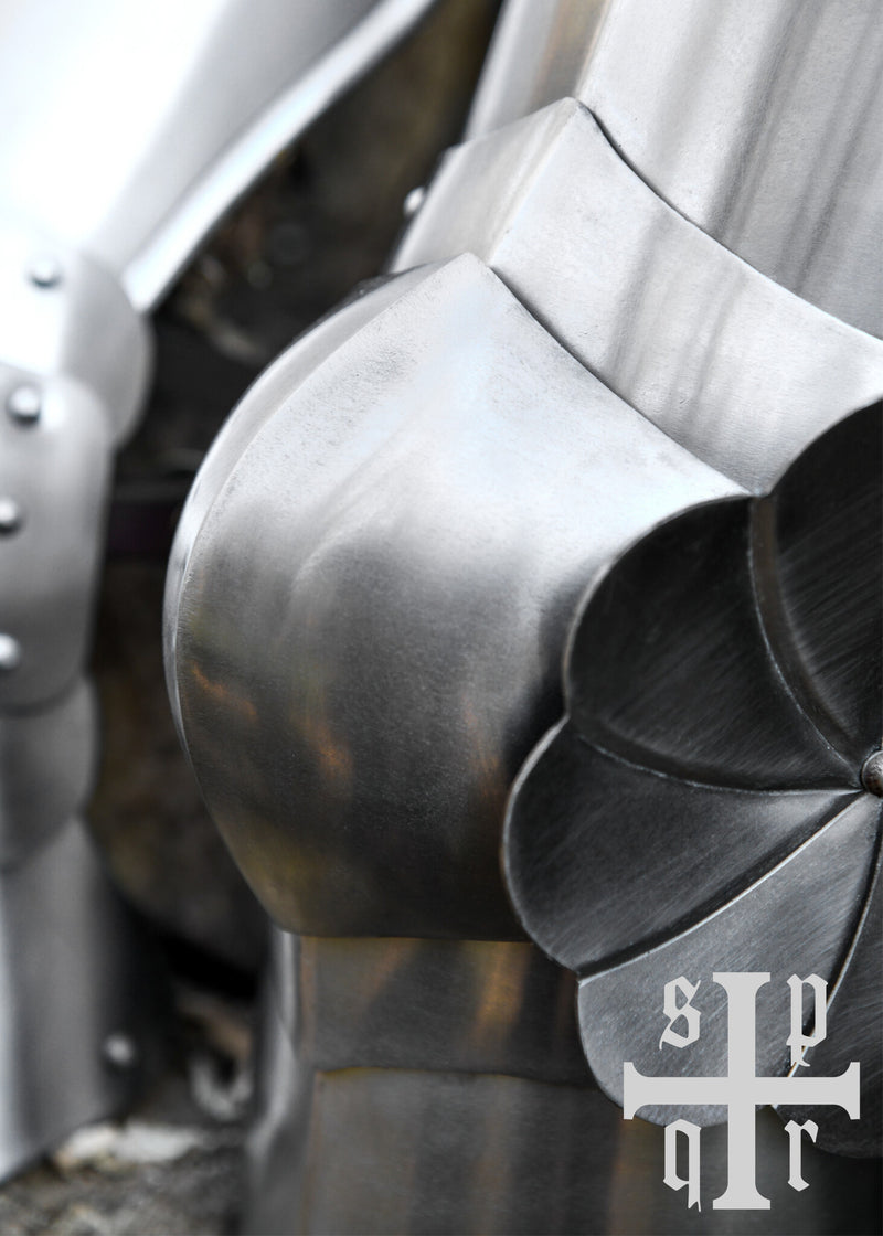 Cuissardes du XVe siècle, cuisses, 1,6 mm 