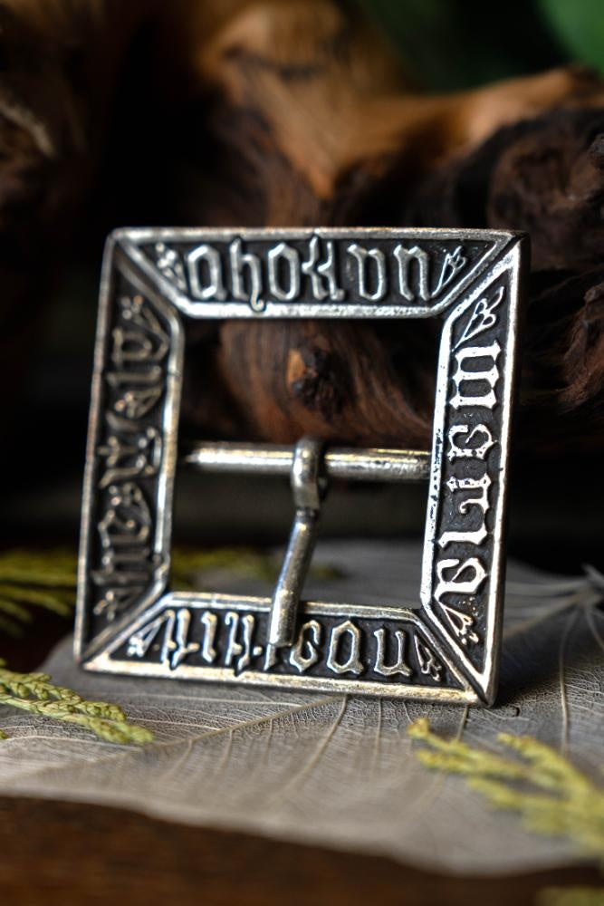 15:e århundradets bältesspänne Erik, försilvrad 