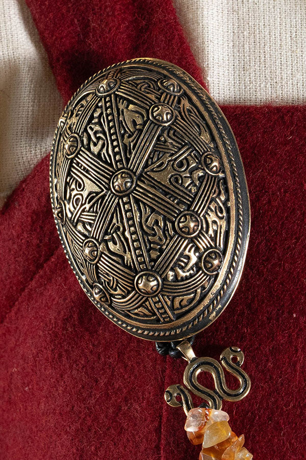 Skjoldpad broche Oseberg, bronze, pris pr. stk. 