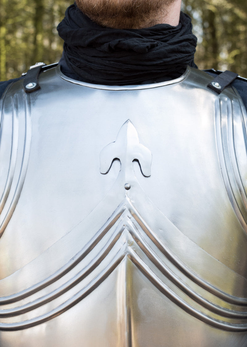 Gotisk bröstharnesk med tassets, 1-1,2 mm 