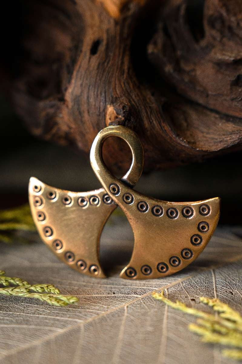 Bronstijd amulet Manu en Yemu, brons