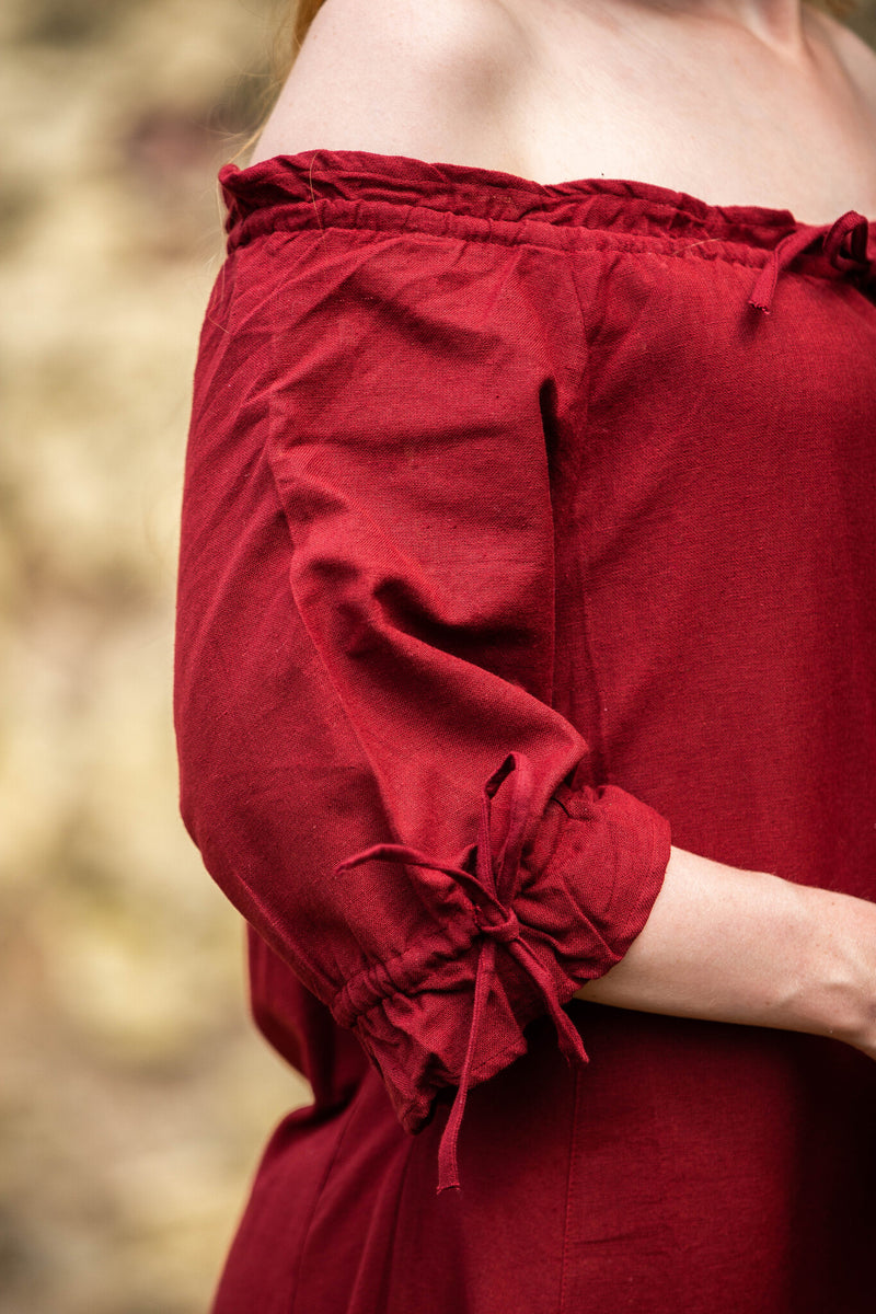 Festiwalowa sukienka Melisande, czerwona