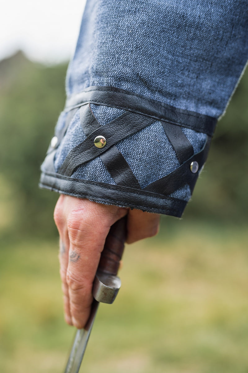 Viking tuniek Farulfr, blauw-grijs