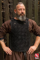 RFB Leren Vikingpantser, zwart