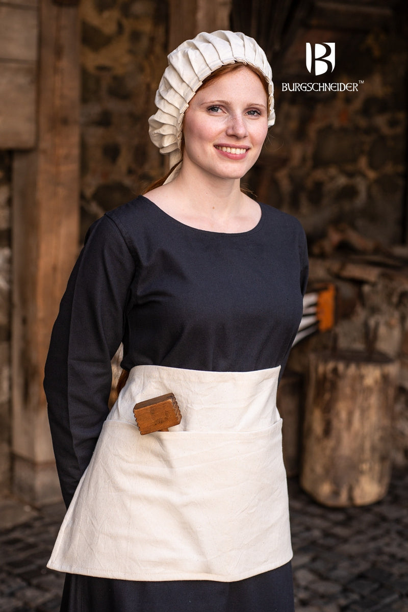 Delantal Nele, blanco 