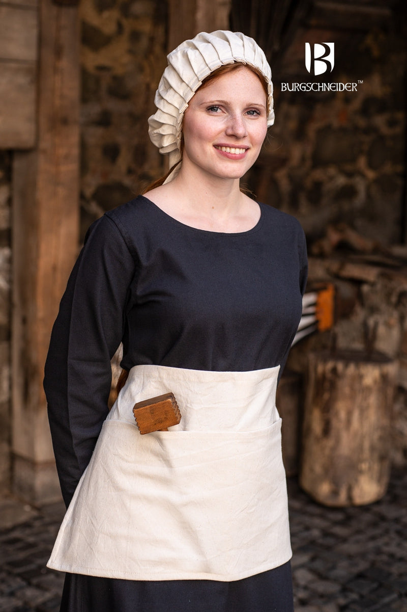 Delantal Nele, blanco 