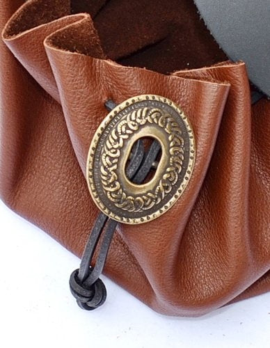 Renaissance bag button brass