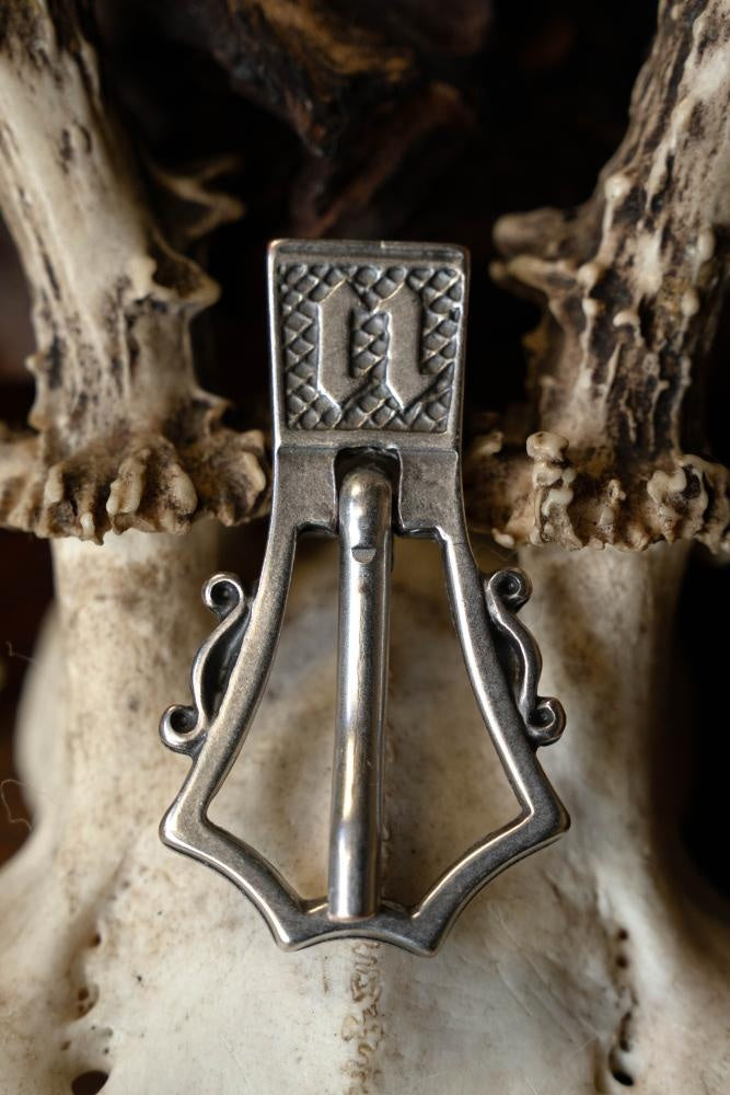 Gotische gesp Northamptonshire, verzilverd