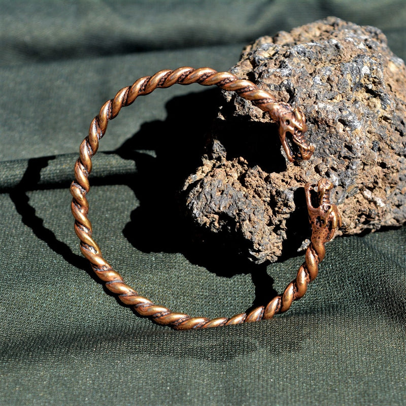 Bracelet de dragon, bronze 