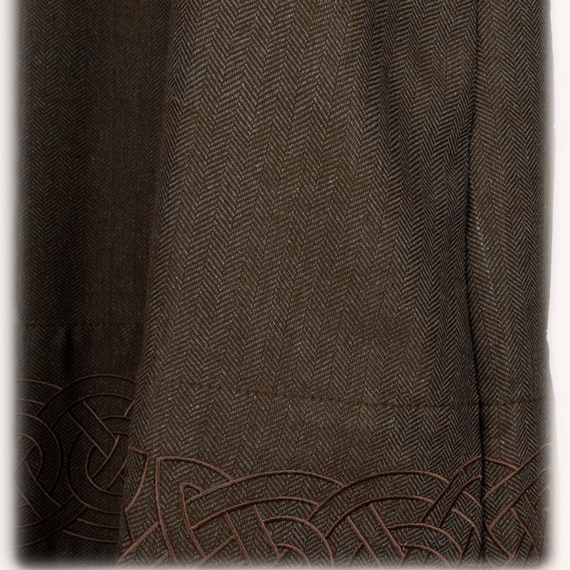 Hangeroc Alva, vissegraatmotief, bruin