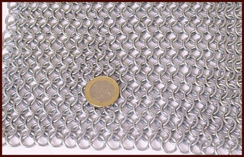 Maliensk coif med firkantet hals, bronzeret, 8 mm 