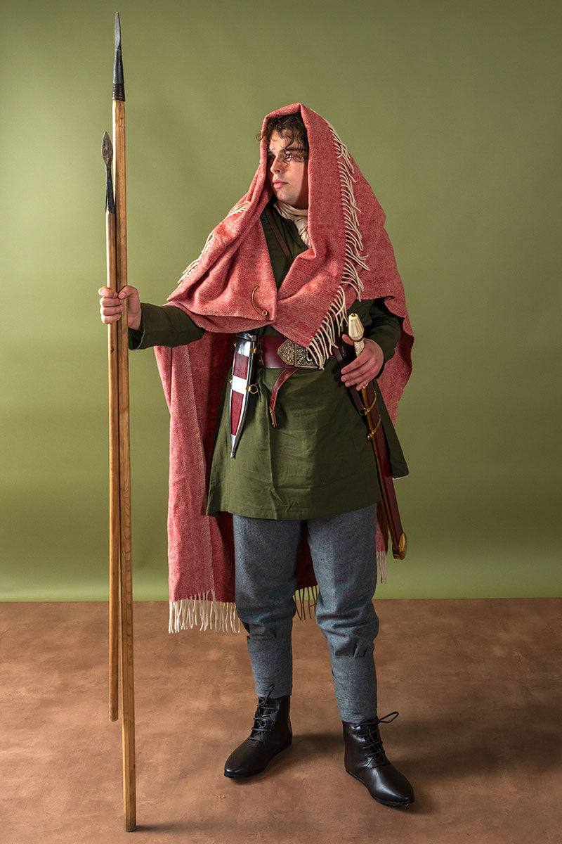 Linnen Viking tuniek Ragnar, groen