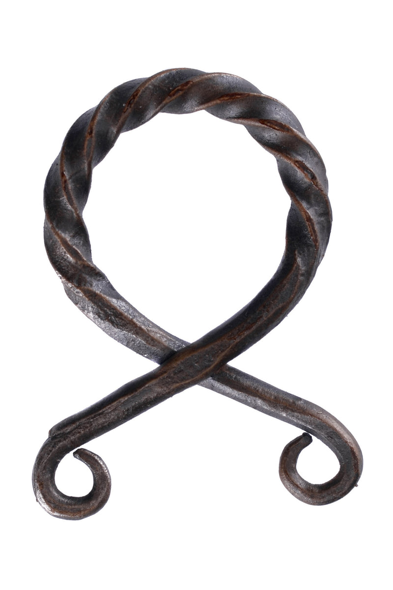 Trolkruis, gedraaid, S, ijzer