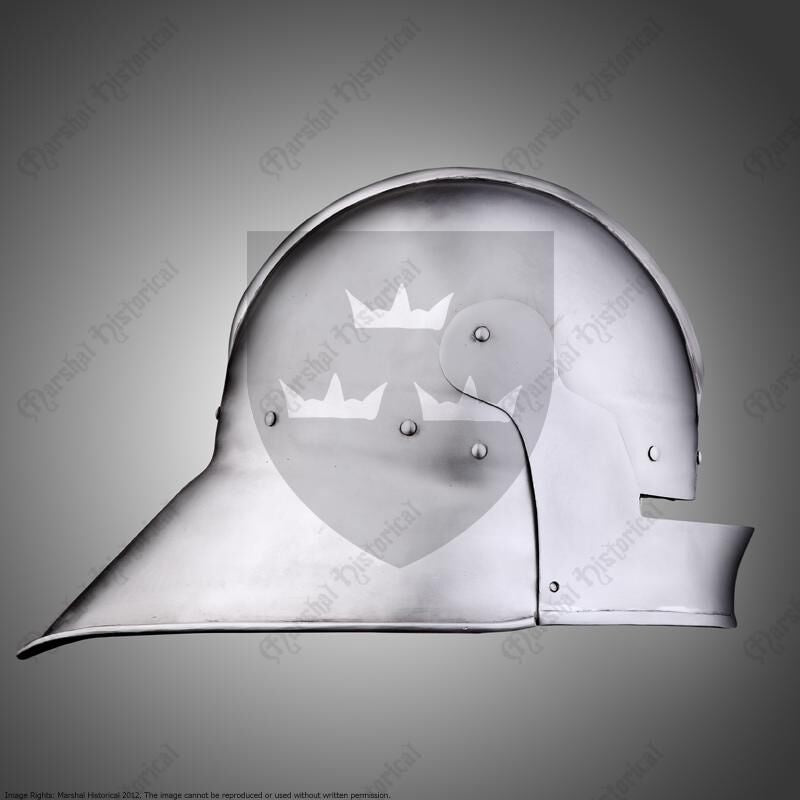 Duitse sallet Augsburg, 1.6 mm