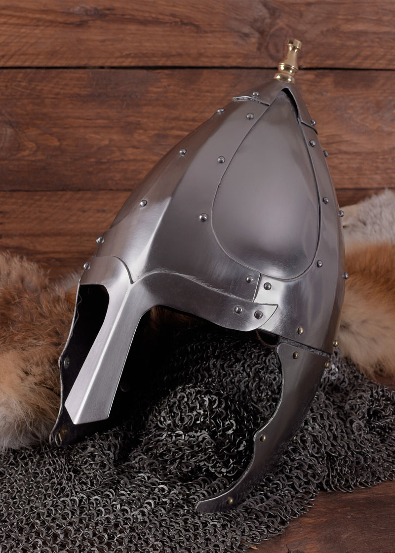 Germaanse spangenhelm met wangkleppen, 1.3 mm