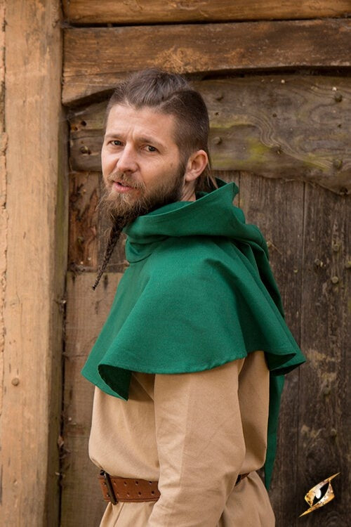 Middeleeuwse kaproen Walt, groen