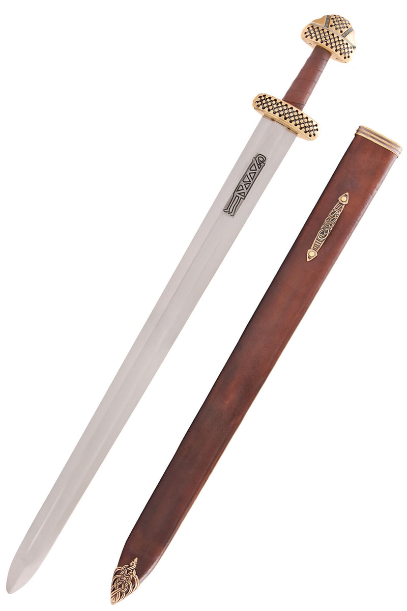 Espada vikinga Gnezdovo, Petersen E2, semi-afilado 