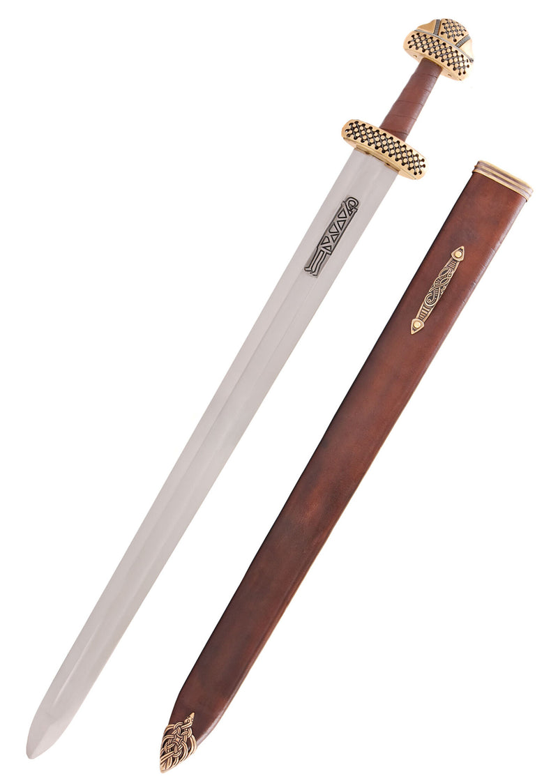 Espada vikinga Gnezdovo, Petersen E2, semi-afilado 