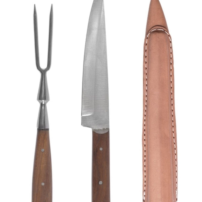 15e-16e eeuwse bestekset mes en vork, roestvrij staal