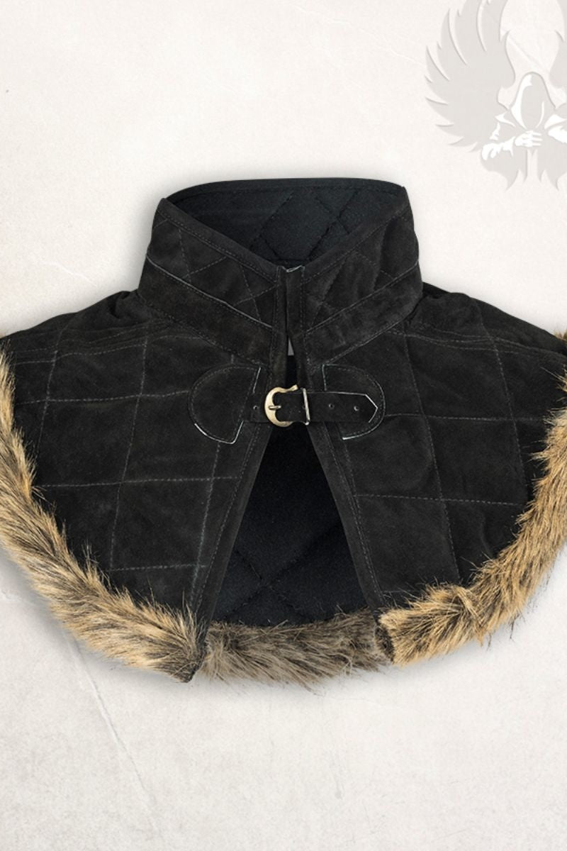 Gambeson kraag Nimue wol zwart