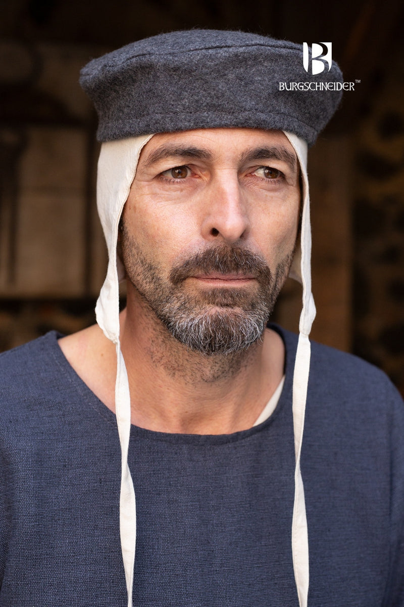 Chapeau Hugo, gris, mélange de laine 