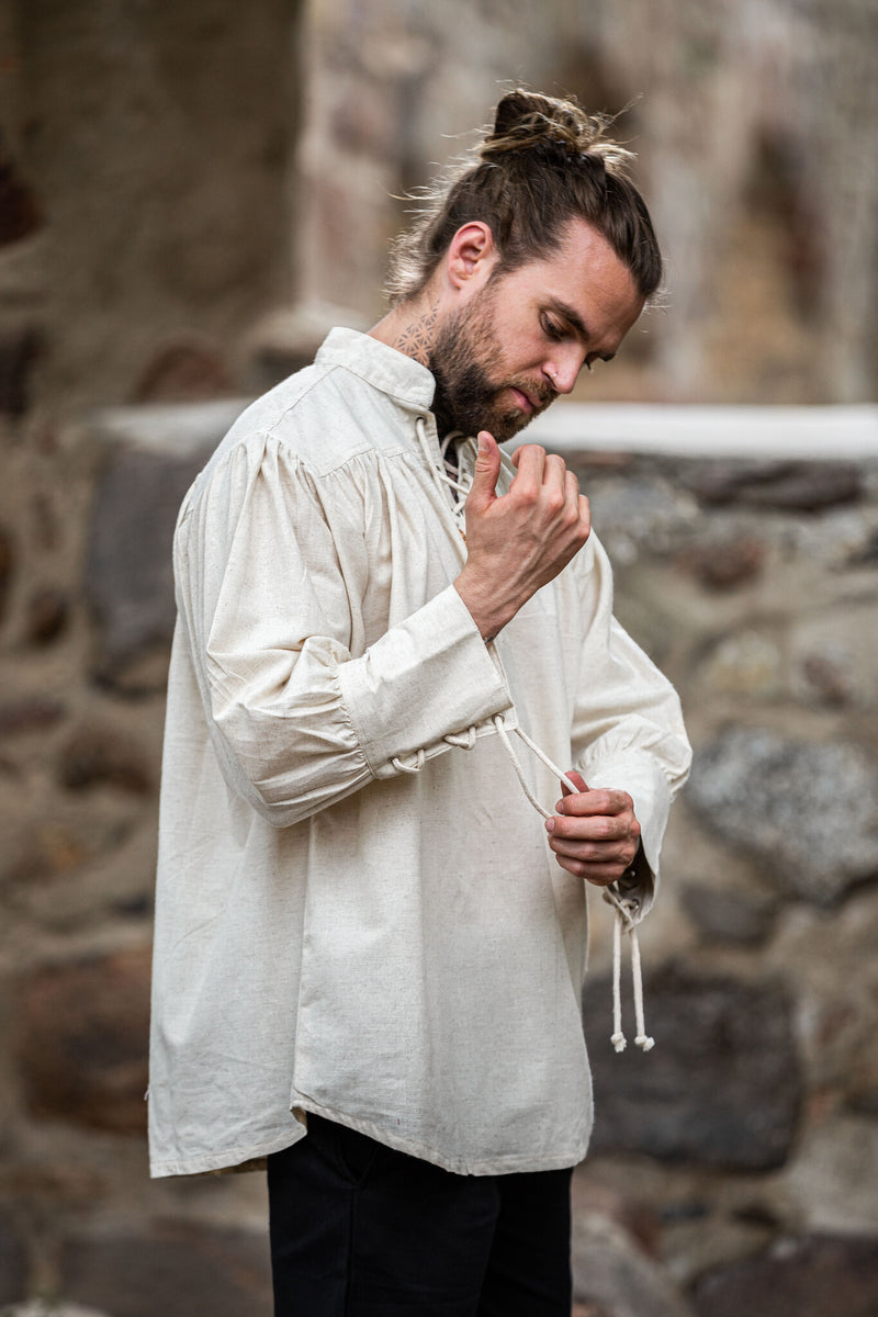 Middeleeuws hemd Bernard, crème