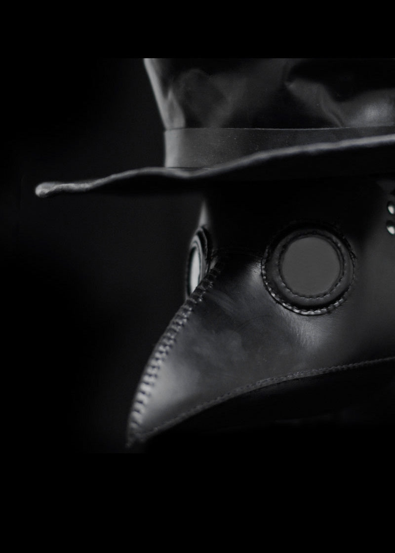 Set del medico della peste, nero 