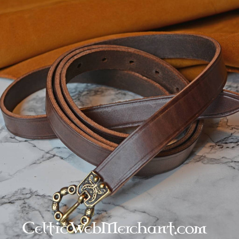 15:e århundradets bälte London, mässing, 165 cm, brun 