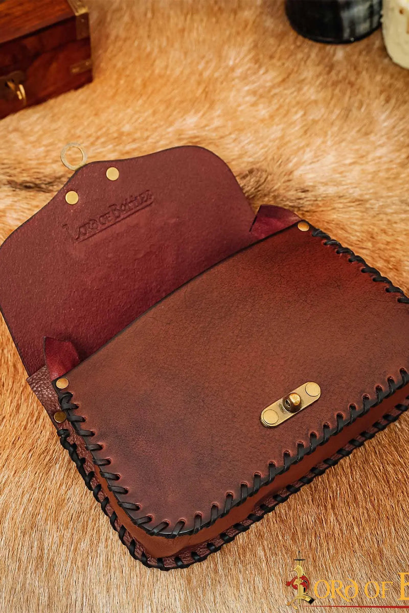 Viking tas met Valknut, bruin