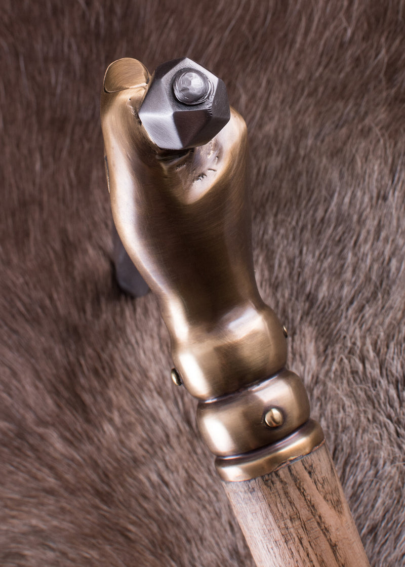 Stridshammer, rytterhakkepik, 16. århundrede, halvskarpt 