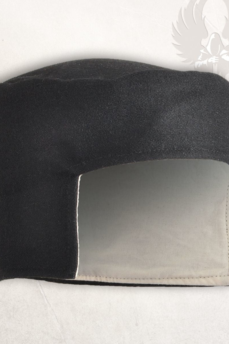 Berretto rinascimentale Rafael, misto lana, nero 