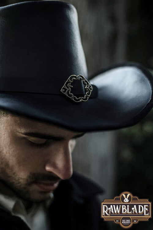 Chapeau mousquetaire De La Croix, noir 