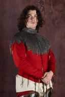 Mantello del vescovo camaglio anelli piatti mescolato, 8 mm 