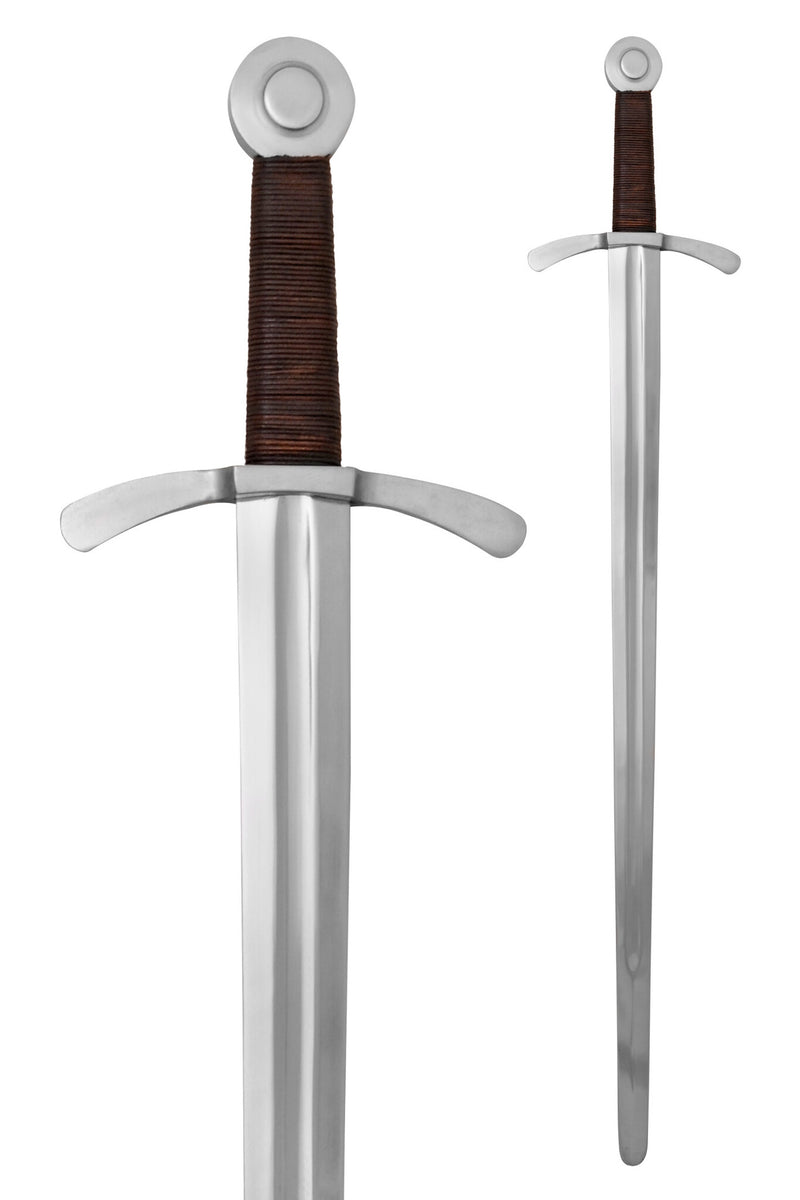 Spada da crociato medievale, spuntato (battle-ready) 