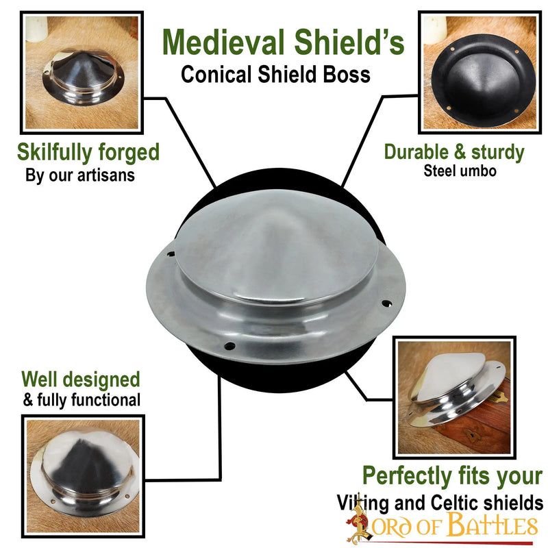 umbone germanica, 16,5 cm 