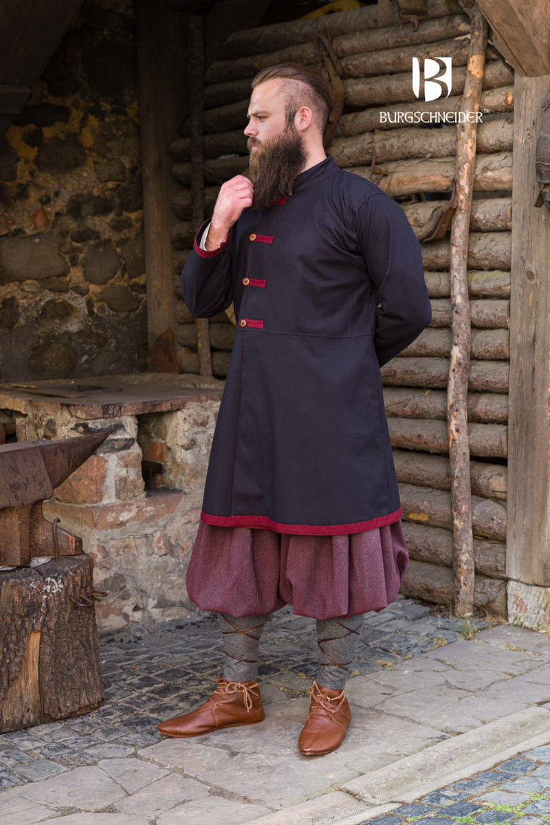 Rusvik Viking jas Jakub, zwart/bordeaux