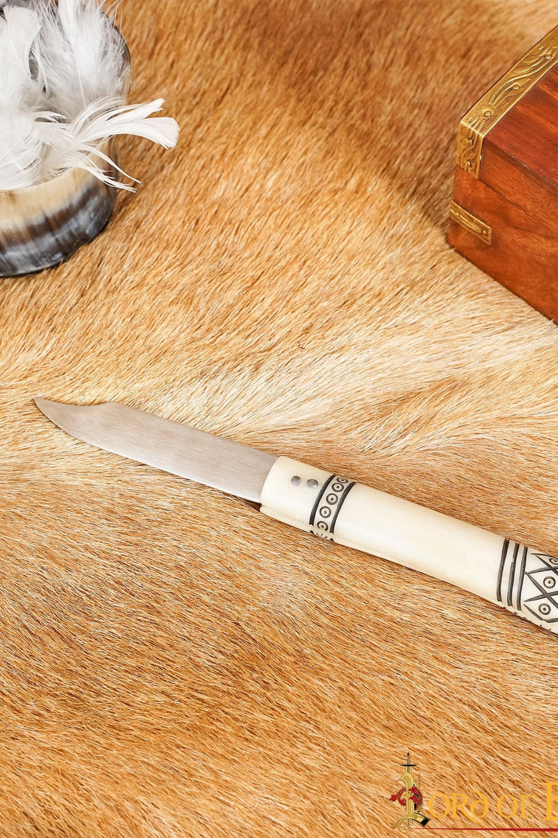 Viking vouwmes Birka, roestvrij staal, semi-scherp