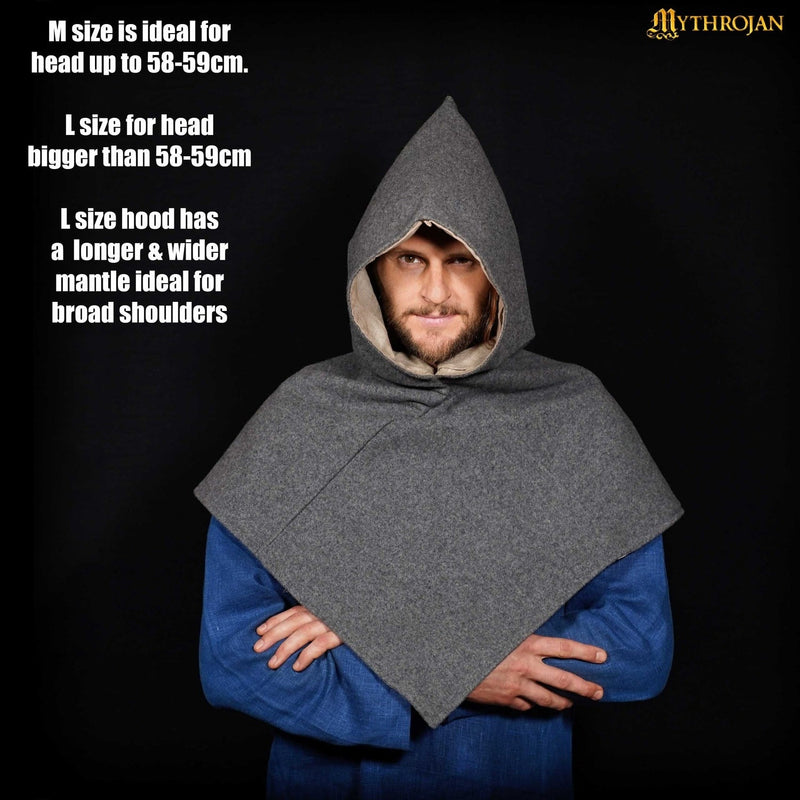 Skjoldehamn vichingo cappuccio, lana & lino 