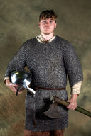 Kettenhemd, Rundringe, Rundnieten 9 mm 