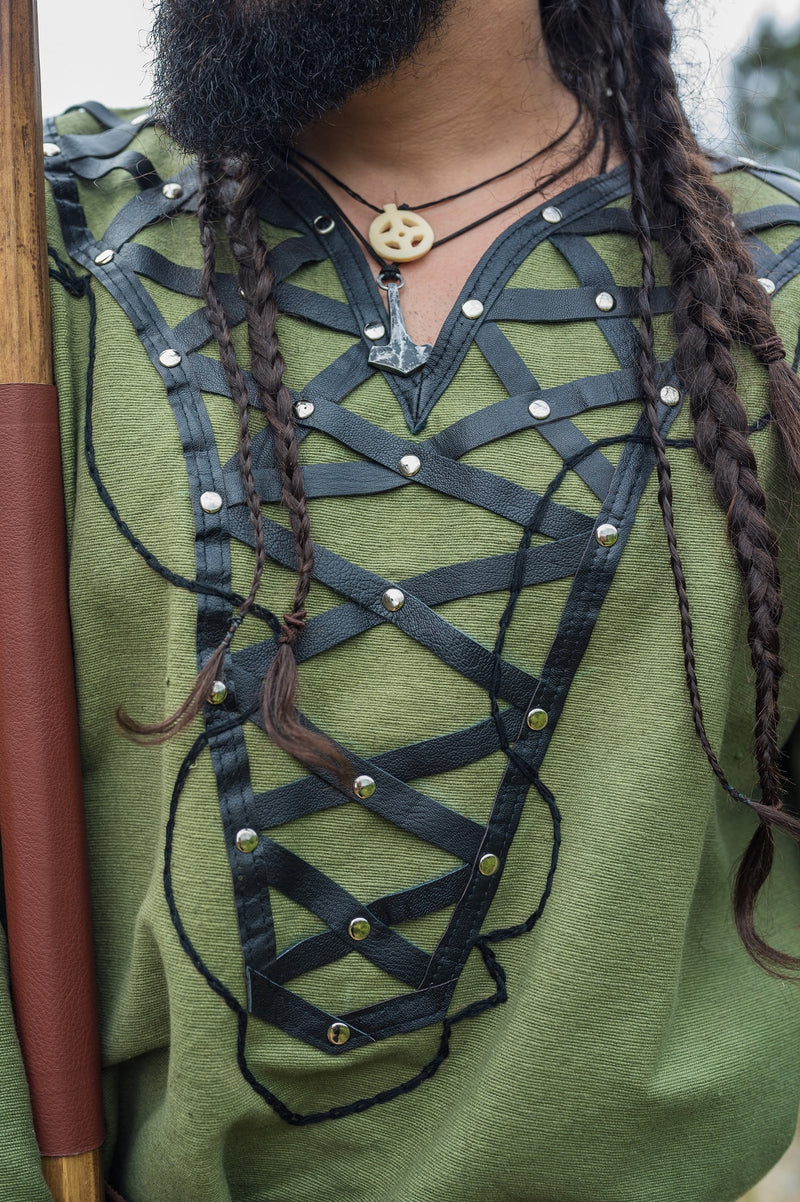 Viking tunic Farulfr, green