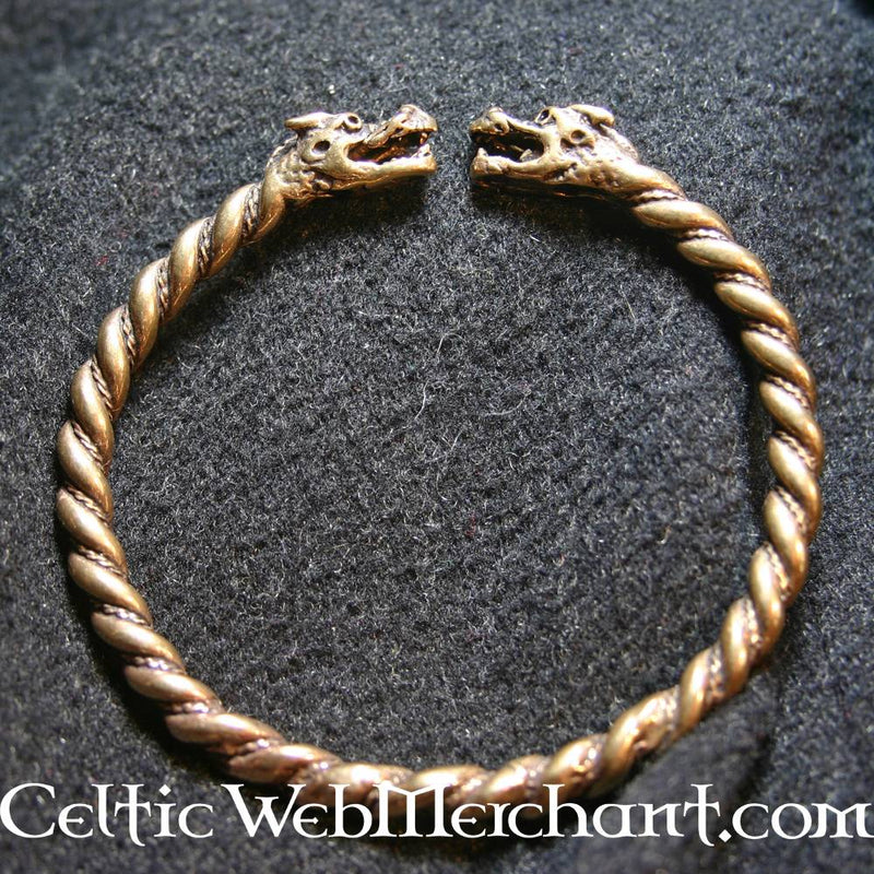 Bracelet de dragon, bronze 