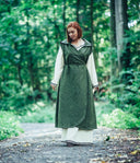 Omlottklänning Thyra, grön 