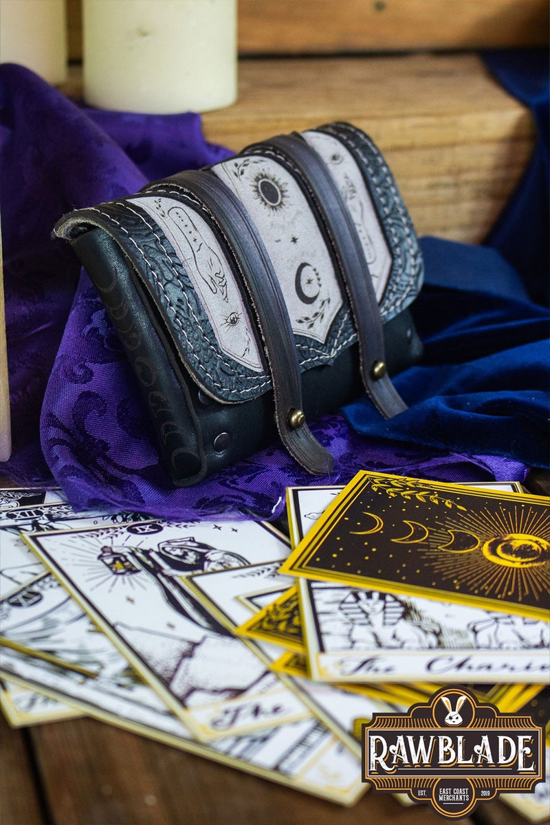 Tarot set en tasje, zwart