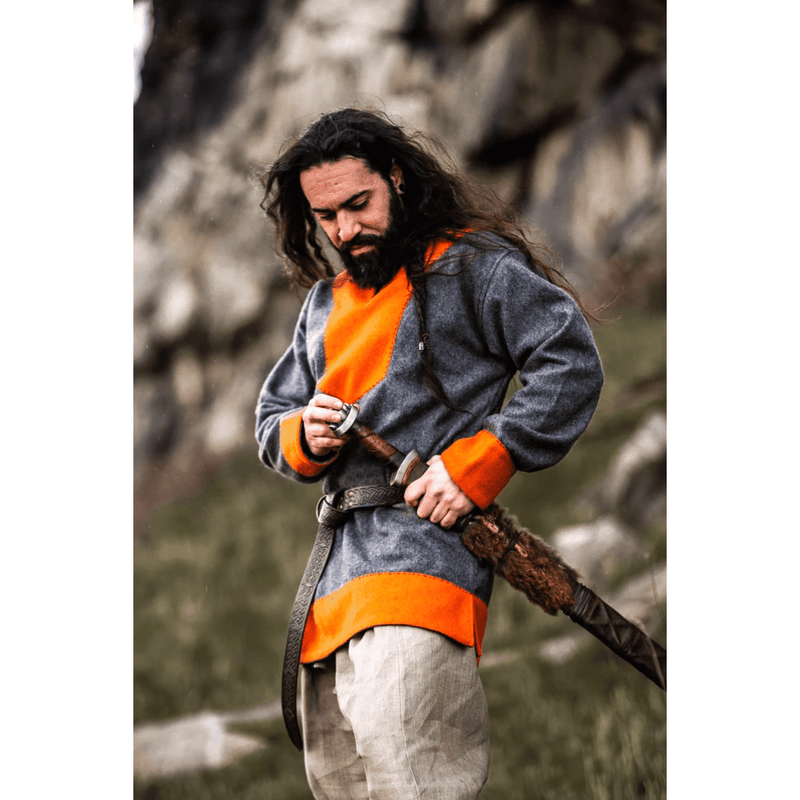 Keltische riem met ringsluiting,zwart