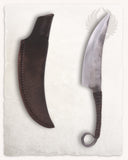 Celtic knife Glen, M, stainless steel, semi-sharp