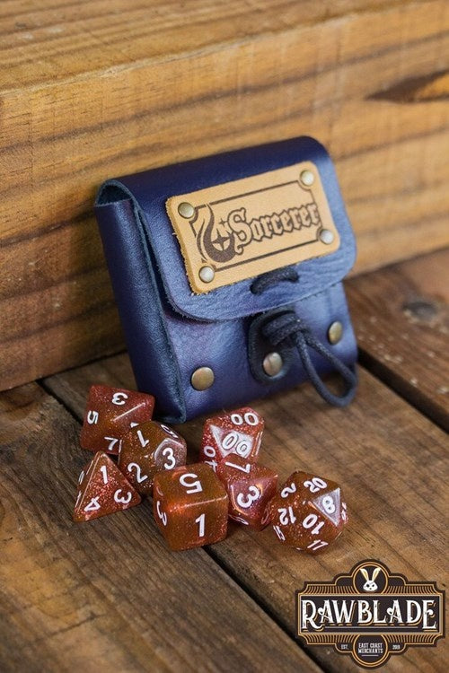 Dice bag met set dobbelstenen Sorcerer