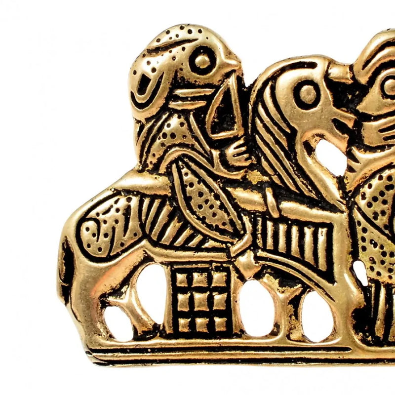 Viking Valkyrie broche, brons