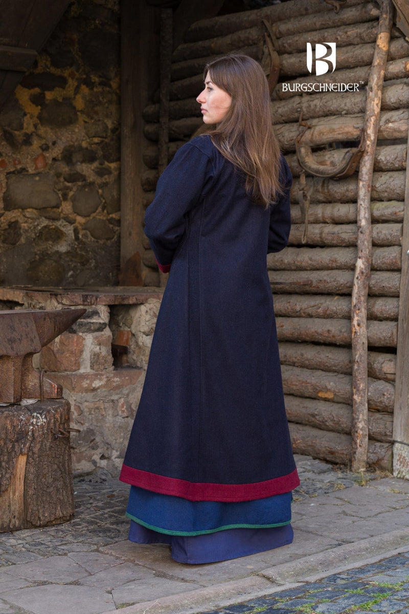 Rusvik Viking jas Kseniya, blauw, wolmix