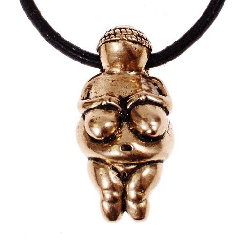 Amulet moedergodin Willendorf, brons