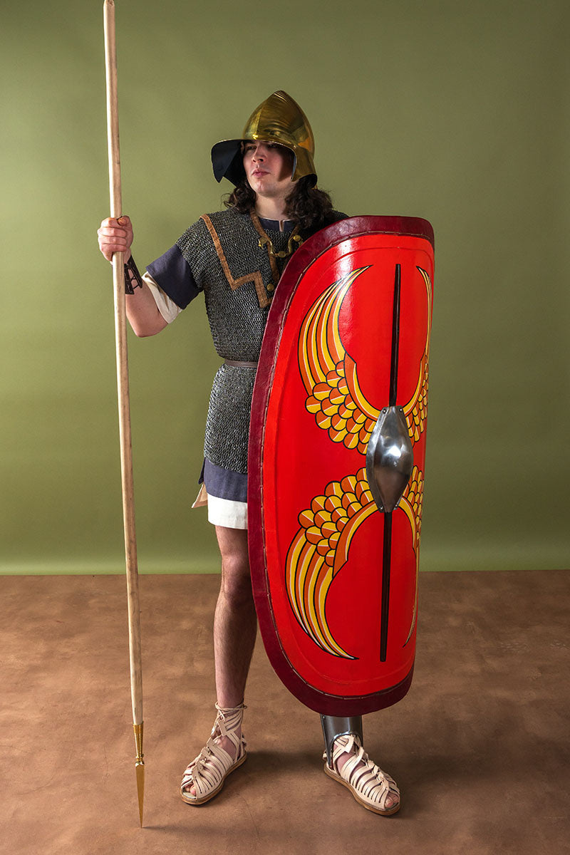 Griekse Boeotische helm, messing, 1-1.2 mm